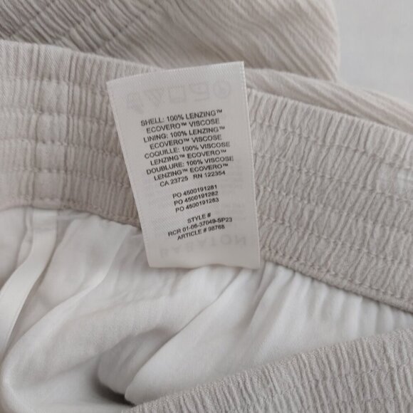 Babaton Aritzia Tribute Cream Pull On Pants Size Large - Picture 9 of 11